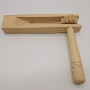 Commercio all'ingrosso strumento a percussione custom <span class=keywords><strong>noise</strong></span> <span class=keywords><strong>maker</strong></span> in legno di castanet cassa armonica batacchio a mano - Product Image 5