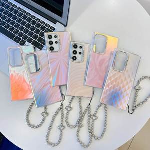 Funda para Teléfono con Cordón de TPU Electrochapado Esmerilado y Diseño IMD para S24 Ultra, S23 Plus, S22, S21FE, S23FE, A55, A35, A52 <span class=keywords><strong>5G</strong></span> - Product Image 1