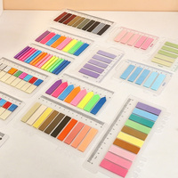 Étiquettes adhésives transparentes en PET, marque-pages personnalisés pour agenda, règle, marque-pages de page, bloc-notes, marque-pages de livre, papeterie de bureau