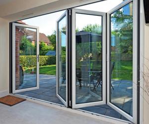 Balcón o Patio de cierre suave plegable de <span class=keywords><strong>aluminio</strong></span> de <span class=keywords><strong>puerta</strong></span> de garaje de vidrio Bi-Fold <span class=keywords><strong>puerta</strong></span> - Product Image 5