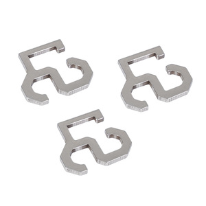 Gancho en Forma de S de Acero Inoxidable, Hebilla para Cuerda de Tienda de Campaña, Gancho de Almacenamiento, Abrazadera de Fijación para Camping al Aire Libre - Product Image 4