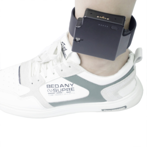 Prisonnier cheville traqueur serrure à clé Bracelet de surveillance des libérés conditionnels 4G/WiFi télécommande balise positionnement application gratuite SDK API caoutchouc - Product Image 1