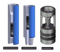 Vanne flottante en acier allié pour tuyau de forage API, outils de forage en profondeur pour plateformes pétrolières, pièces de rechange pour le forage de puits de pétrole