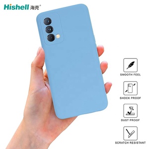 Coque de téléphone portable en silicone liquide bleu marine avec doublure en microfibre compatible avec Realme GT <span class=keywords><strong>Master</strong></span> - Product Image 2