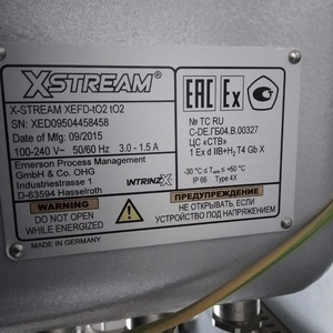 Analizador de Gases Continuo Industrial Rosemounte X-STREAM Enhanced XEFD, Tecnología Analítica a Prueba de Llamas X-STREAM XEXF Co - Product Image 3