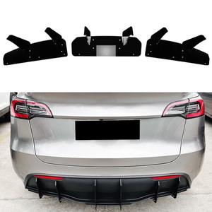 Kit carrosserie pour Tesla Model Y 2019+ : Diffuseur de pare-chocs arrière, Spoiler, Protection de lèvre de pare-chocs arrière, Cache, Accessoires automobiles - Product Image 2
