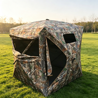 Observation des oiseaux 270 °   Tente de camouflage transparente pour la chasse, tente pop-up imperméable pour le camping en plein air