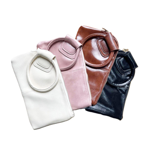 Pochette da <span class=keywords><strong>Donna</strong></span> alla Moda in Ecopelle PU <span class=keywords><strong>Rosa</strong></span> Chiaro con Cerniera, Portamonete e <span class=keywords><strong>Portafoglio</strong></span> con Manico Rimovibile - Product Image 6