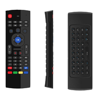 Pembuatan OEM Kustom Ihomemix MX3 Air Mouse Remote Control Multifungsi untuk TV Box Kontrol Suara Keyboard MX3 Fly Air Mouse