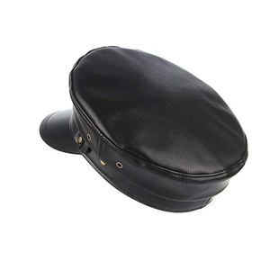 Chapeau de capitaine de <span class=keywords><strong>marin</strong></span> en PU pour femmes, béret boulanger, livan, new, - Product Image 4