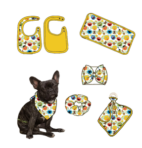 Khăn yếm sơ sinh 2 lớp kháng khuẩn, thân thiện với môi trường, chất liệu tre, in hình thú vật và nhân vật hoạt hình, năm 2026, có thể giặt được - Product Image 4