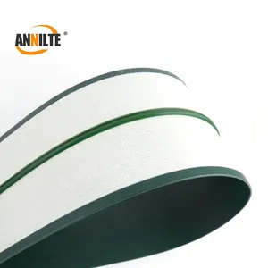 Annilte تصنيع مخصص pvc الحزام الصناعي إضافة دليل شريط حزام ناقل من Pvc
