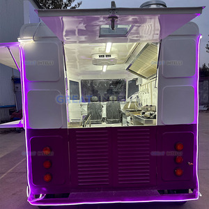 Usgowin Vintage Electric Food Truck with Neon Lights Custom Mobile Coffee Ice Cream Bar - Product Image 6
