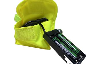 Cintura in vita a LED in poliestere per gilet da corsa sportiva con luce di sicurezza riflettente al Neon ad alta visibilità - Product Image 5