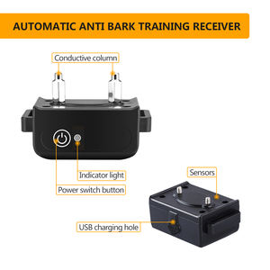 Collier de dressage pour chien avec dispositif anti-aboiement automatique à télécommande, modes de choc et de vibration sécurisés pour toutes les races - Product Image 5
