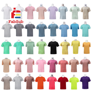 Camisetas <span class=keywords><strong>para</strong></span> Sublimación 100% Poliéster con Tacto de Algodón Talla Estadounidense Camisetas de Poliéster en Blanco <span class=keywords><strong>para</strong></span> Sublimar Camisetas Lisas <span class=keywords><strong>para</strong></span> Impresión Personalizada - Product Image 6