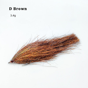Flashabou Pike Streamer, Streamer pour poissons de prédateurs d'eau salée, Mosca pour Maskinonge - Product Image 4