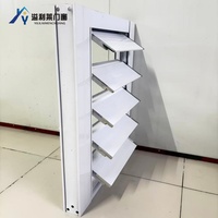 Volets horizontaux en aluminium électrique pour l'extérieur, pare-soleil, imperméables, coupe-vent, volets plats pour entrepôt