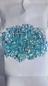 Meilleure qualité à la mode topaze bleue naturelle à facettes coupe ronde pierres précieuses calibrées en vrac de fournisseur indien - Product Image 3