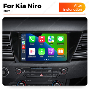 Mekede mới QLED Android 13 Xe Màn hình cảm ứng màn hình 2 Din Xe đài phát thanh Wifi BT 5.0 GPS navigation cho ka70 Kia niro 2017 9 inch - Product Image 4