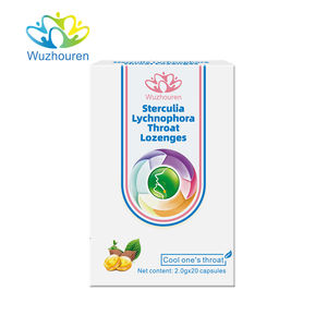 مصنع توريد مباشرة الأعشاب النباتية Sterculia Lychnophora معينات الحلق pastille - Product Image 4