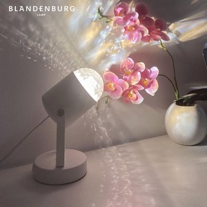 Lampe de table à effet d'ondulation d'eau, petite veilleuse, lumière d'ambiance rotative, lumière d'ambiance de chevet, décoration de chambre à coucher, projecteur - Product Image 3