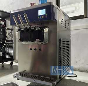 Machine à glace molle professionnelle de comptoir chinoise à 3 saveurs pour la fabrication de glaces molles, prix - Product Image 4