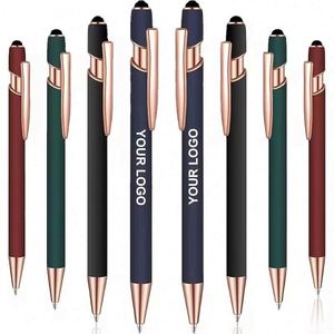 Promotional Premium Rose <b>Gold</b> Metal Ballpoint <b>Pen</b> with Custom logo Engraved Logo for Corporate Gifts and Office Use - Product Image 1