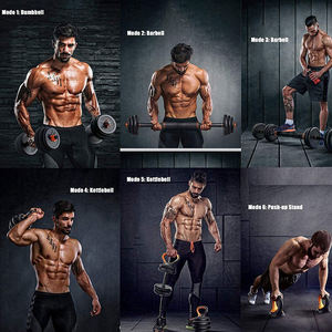 Ensemble d'haltères réglables 6 en 1 <span class=keywords><strong>kit</strong></span> d'haltères à <span class=keywords><strong>barre</strong></span> creuse - Product Image 3