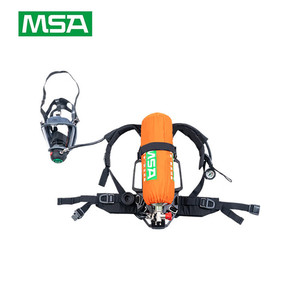 MSA AX2300 <span class=keywords><strong>SCBA</strong></span> 10240486 <span class=keywords><strong>Respirator</strong></span> udara api, tekanan positif 6,8l untuk ruang kerja berbahaya, peralatan penyelamatan darurat - Product Image 1