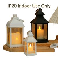 Luz LED de Vela Recargable para Exteriores, Luz Blanca Cálida, Decoración Navideña, Regalo, Clasificación IP20