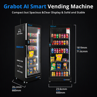 Machine de distribution intelligente IA pour aliments, snacks et boissons avec caméra IA et refroidisseur intelligent