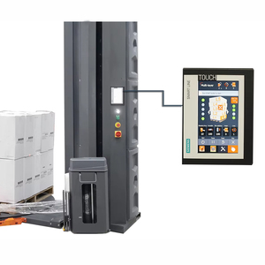 เครื่องพันพาเลทอัตโนมัติเต็มรูปแบบประสิทธิภาพสูง พร้อมมอเตอร์ PLC ควบคุมระยะไกล สำหรับบรรจุภัณฑ์อาหารและเครื่องดื่ม ฟิล์มยืด ไม้ - Product Image 6