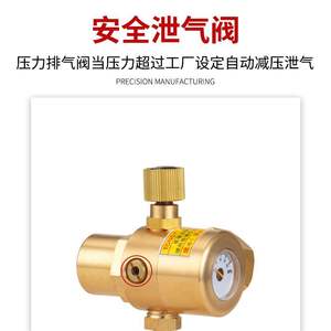 Regulador de Presión de Argón de Aleación de Cobre de Una Etapa 1.6 Mpa para Control de Gas de Soldadura - Product Image 4