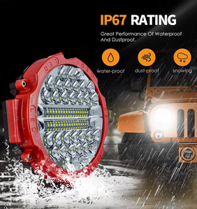 Phare <span class=keywords><strong>de</strong></span> <span class=keywords><strong>travail</strong></span> LED rond 7 pouces 51W 6000K <span class=keywords><strong>12V</strong></span> 24V pour voiture, camion, tout-terrain 4x4, VTT – Lumière <span class=keywords><strong>de</strong></span> <span class=keywords><strong>travail</strong></span> blanche, jaune, rouge, bleue - Product Image 3