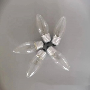 Ampoule Edison C35 220V <span class=keywords><strong>E27</strong></span> Coque en verre transparent <span class=keywords><strong>20W</strong></span> E12/17 Personnalisable Ampoule à incandescence à filament de tungstène rétro Décorative nostalgique - Product Image 2