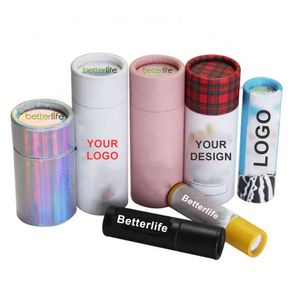 Envase Redondo Biodegradable para Bálsamo Labial con Logotipo Personalizado, Tubo de Cartón Redondo Ecológico con Cierre a Prueba de Niños - Product Image 6