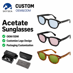 Gafas <span class=keywords><strong>De</strong></span> <span class=keywords><strong>Sol</strong></span> <span class=keywords><strong>De</strong></span> acetato para Hombre y mujer, <span class=keywords><strong>Lentes</strong></span> <span class=keywords><strong>De</strong></span> <span class=keywords><strong>Sol</strong></span> redondas pequeñas, Vintage, Retro, <span class=keywords><strong>Johnny</strong></span> <span class=keywords><strong>Depp</strong></span>, para conducir, Acet - Product Image 1