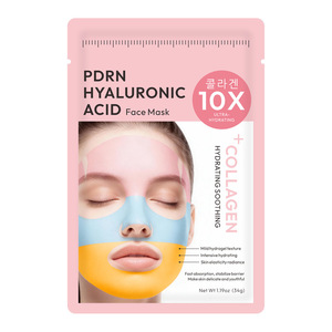 Masque facial en hydrogel anti-rides trois couleurs au collagène 45g pour femmes - Product Image 4