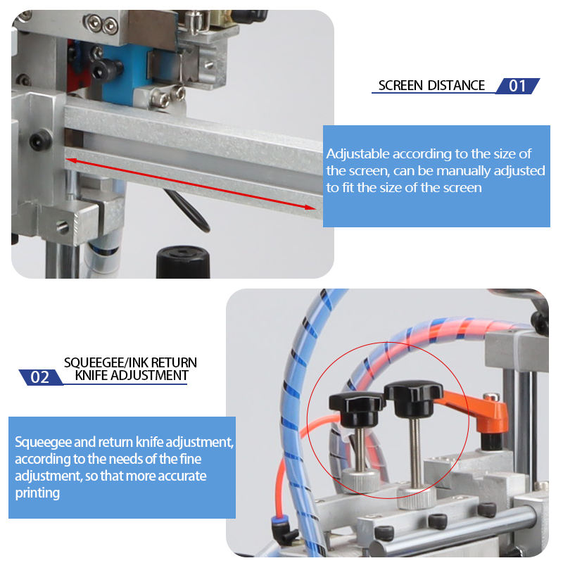 Screen Box Machine Semi-automatic Cylindrical Box Screen Printer for Bottles