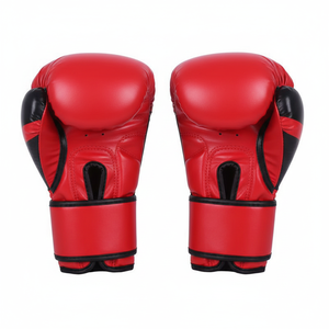 Gants de kickboxing noirs en PVC de haute qualité pour hommes et femmes, anti-humidité, 10 oz, pour entraînement, sac de frappe, boxe, arts martiaux - Product Image 2