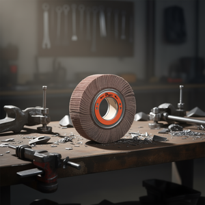 Disco Abrasivo de Tela Corundum Ttake de 250x30x100 mm con Orificio para Pulir Metal - Product Image 3