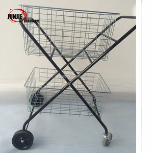 Zwarte Opvouwbare Tennisbalkar Met Zware Metalen Draadmand-Baan Trainingsuitrusting - Product Image 6