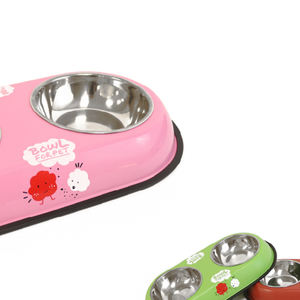 Comedero Doble para Perros y Gatos con Dispensador Automático de Comida/Agua, 12 cm de Profundidad, Uso en Interiores - Product Image 3
