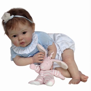 22 pulgadas barato encantador lindo <span class=keywords><strong>muñeca</strong></span> niña Bebe <span class=keywords><strong>Reborn</strong></span> cuerpo de algodón suave bebé renacimiento <span class=keywords><strong>muñeca</strong></span> Kits para niños - Product Image 6