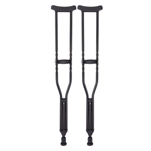 Fushide Aluminum Alloy <b>Crutches</b> Adjustable Height Non Slip <b>Walking</b> Aid For Elderly Mobility Support - Product Image 1