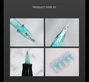 NUOJO OEM <span class=keywords><strong>de</strong></span> alta calidad desechables <span class=keywords><strong>agujas</strong></span> <span class=keywords><strong>de</strong></span> tatuaje 1RL tamaño esterilizado cuerpo cartuchos membrana <span class=keywords><strong>para</strong></span> venta al por mayor - Product Image 5