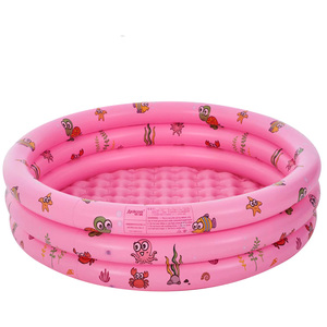 Bể Bơi Bơm Hơi Màu Trơn Tròn Kích Thước Nhỏ Bể Bơi Trẻ Em - Product Image 3