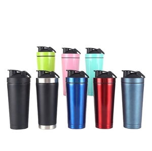 750ml Customized Double Wall Keep Warm Cold Gym Stainless Steel Shaker <b>Cup</b> Bottle - Product Image 1