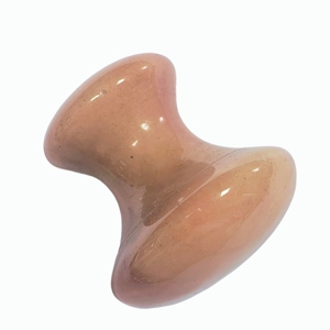 Outil de massage facial en jade aventurine rouge en forme de champignon - Product Image 6